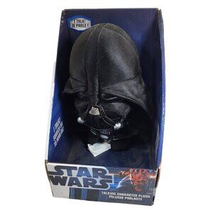 New Star Wars Movie Plush Stuffed Talking 9" Darth Vader Character Plush Toy NIB